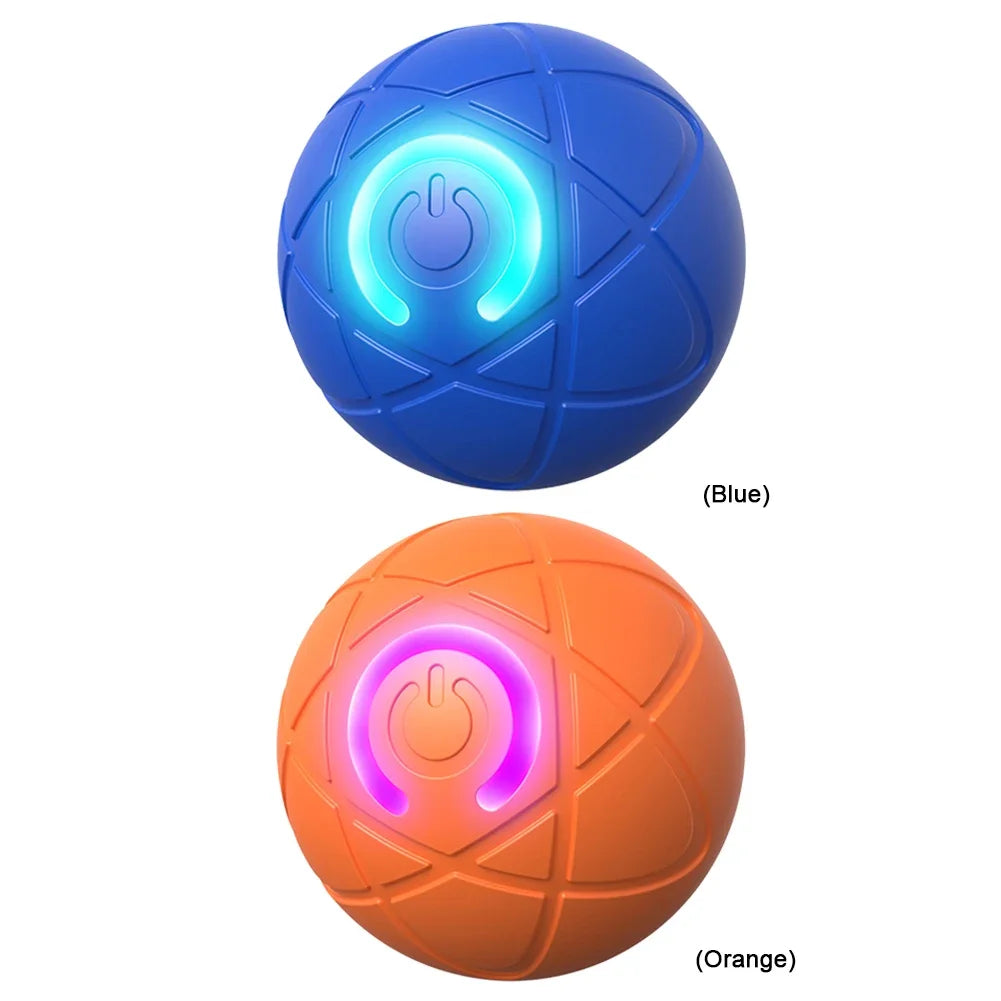 Smart Interactive Dog Ball: Auto Rolling & Moving Electric Toy with LED Lights, Relieve