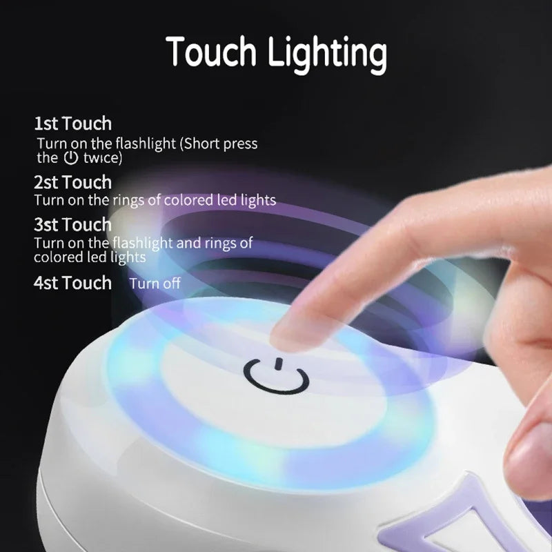 LED Retractable Dog Leash with light for Puppies Small Medium big Dogs Cats Pet Harness