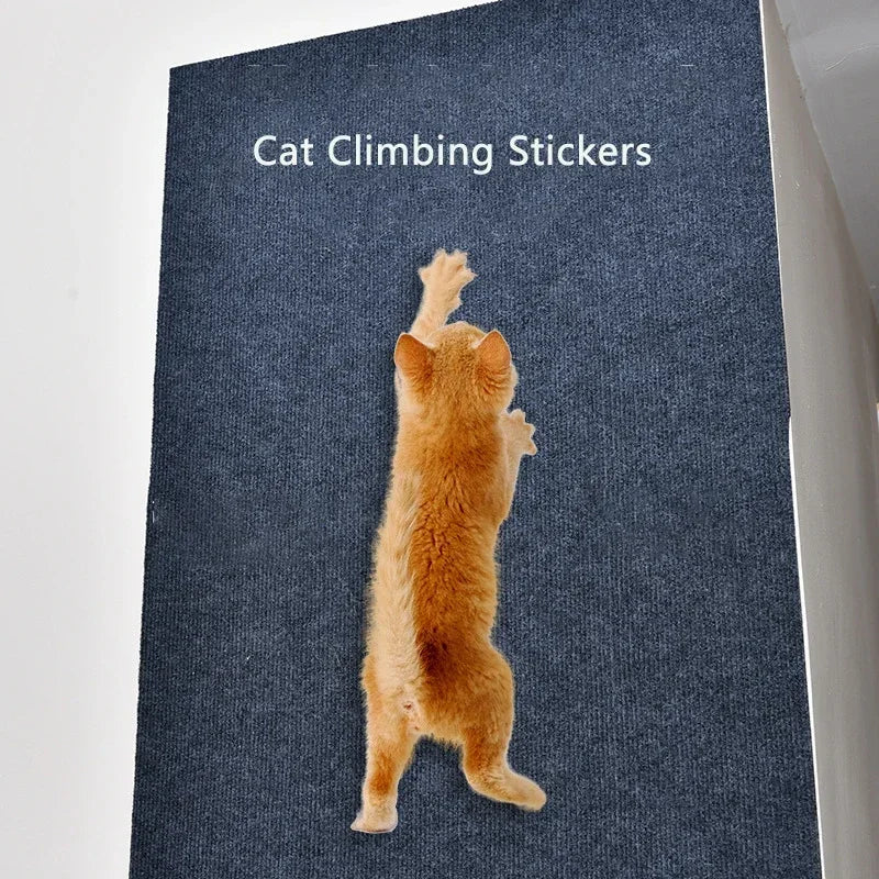 Shield furniture with a durable, self-adhesive cat scratch pad for multiple surfaces.