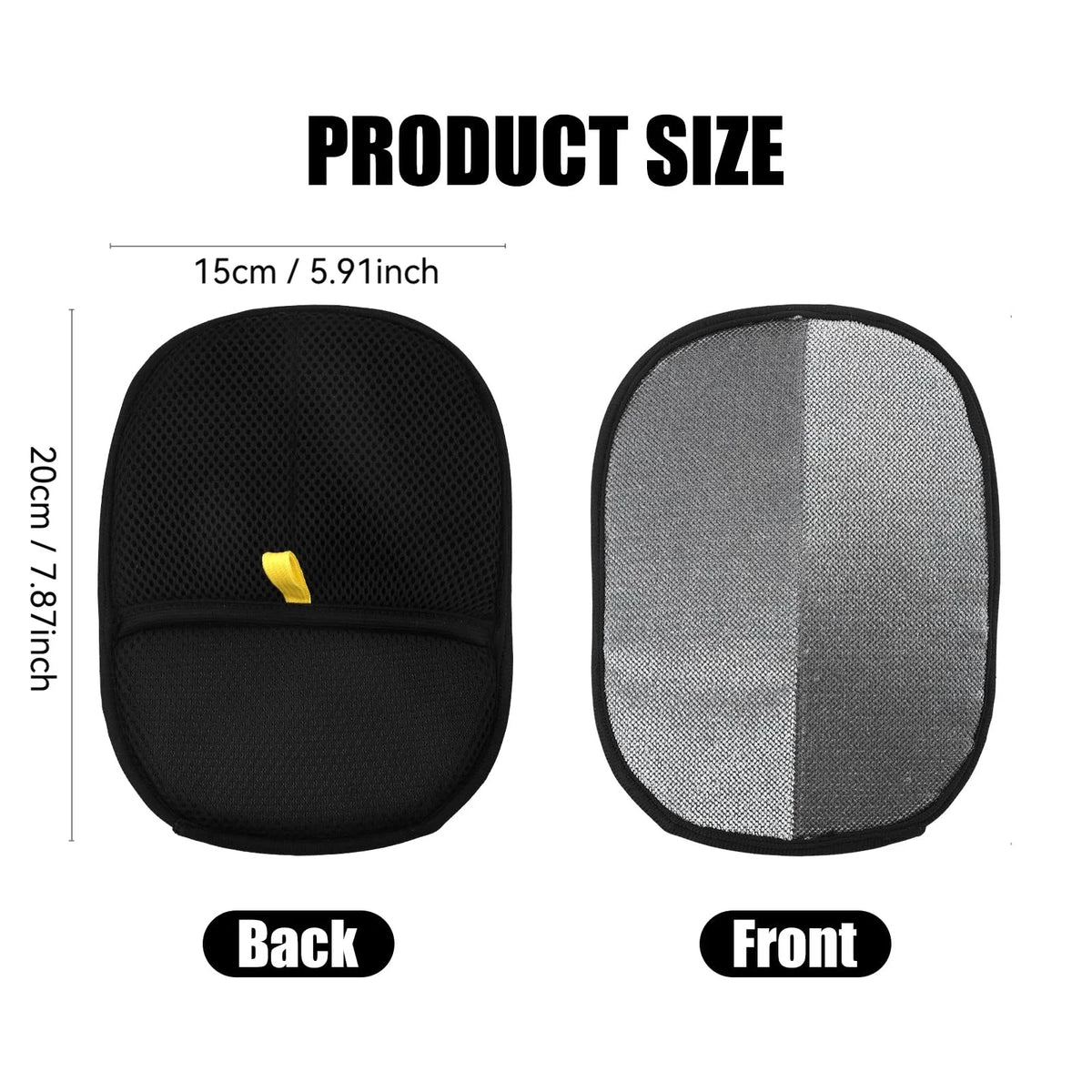 Pet Hair Removal Tool Reusable Static Removal Gloves Double-Sided Grooming Gloves for