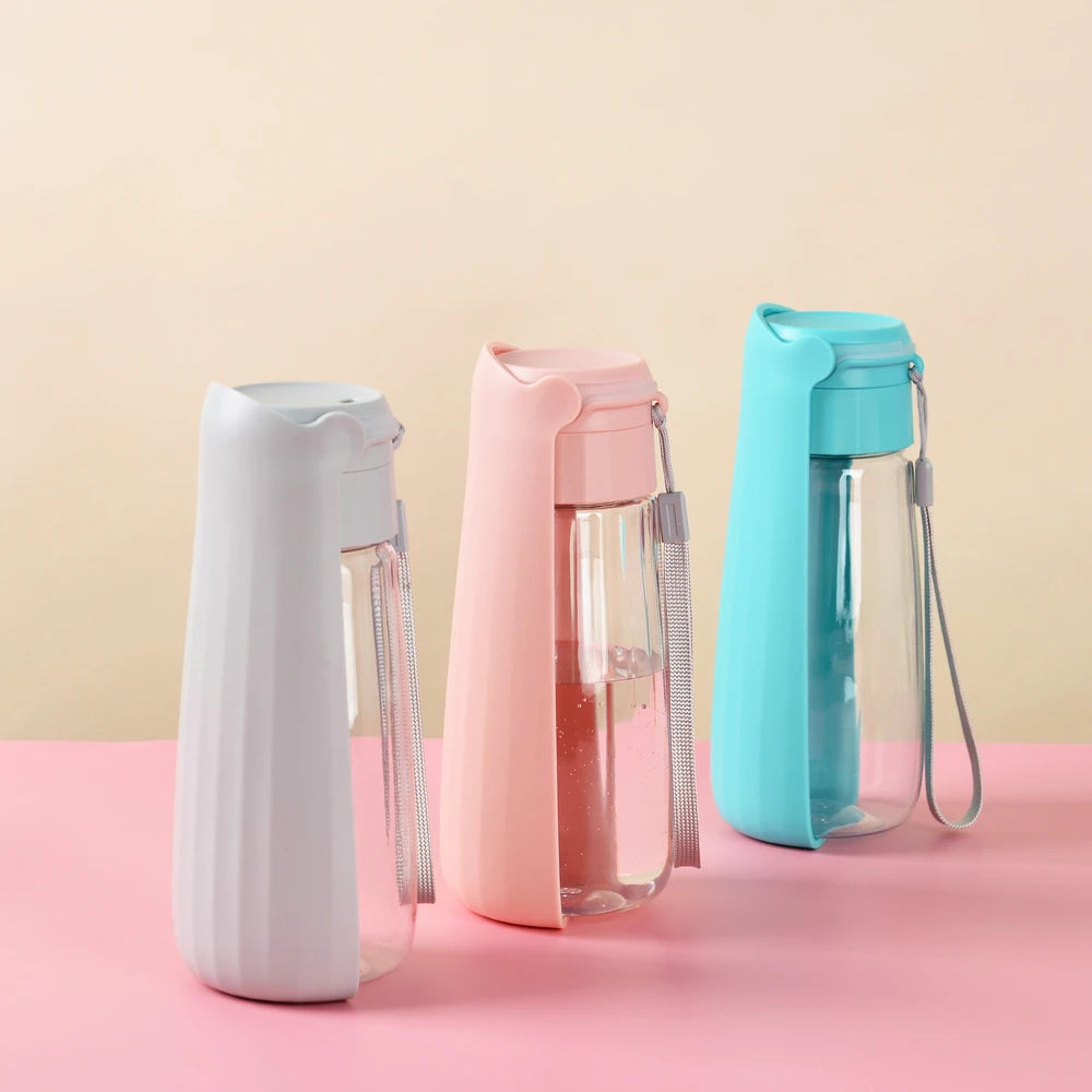 Portable Large Dog Water Bottle Outdoor Travel Walking Foldable Drinking Dispenser for
