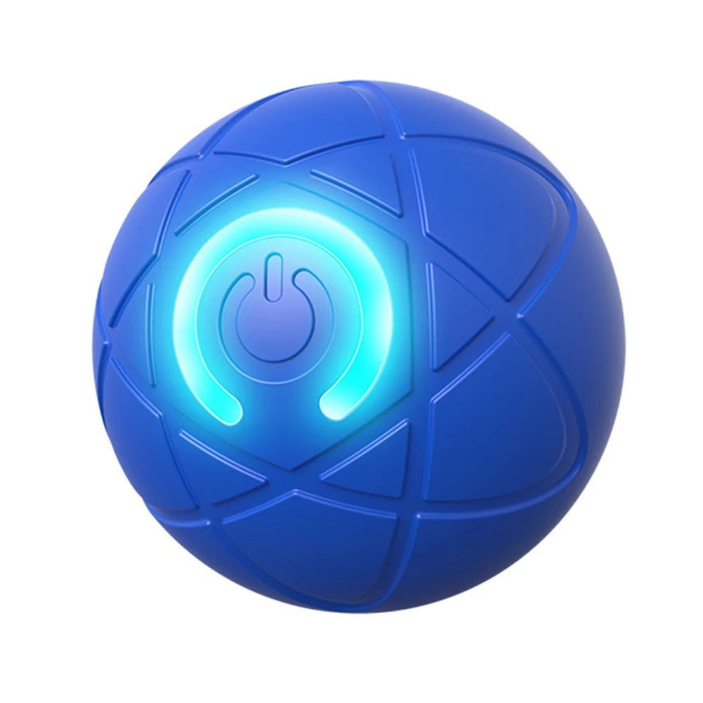 Smart Interactive Dog Ball: Auto Rolling & Moving Electric Toy with LED Lights, Relieve