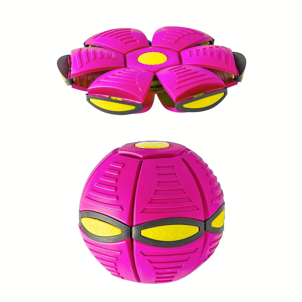 Flying Saucer Bouncing Ball Is A Durable, Elastic and Fun Dog Pet Toy Suitable for