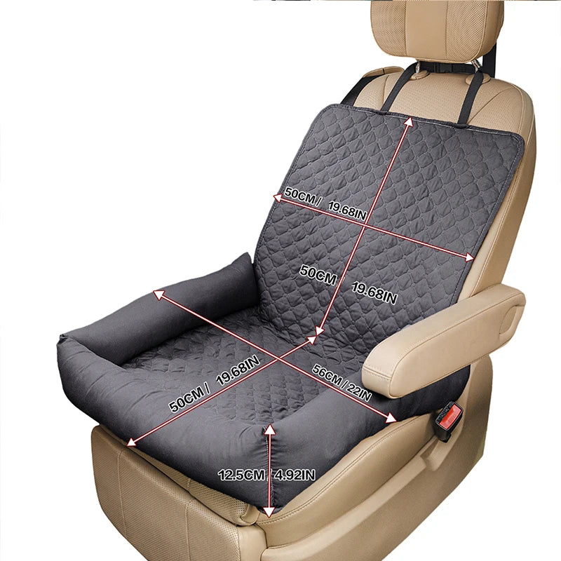 Dog Cat Pets Car Seat Cushion Outdoor Travel Hanging Bag Quilted Seat Pet Bed Car Nest