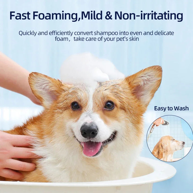 Automatic Soap Dispenser for Pet Liquid Soap and Shampoo Making Foam, Smart Bathroom Dog