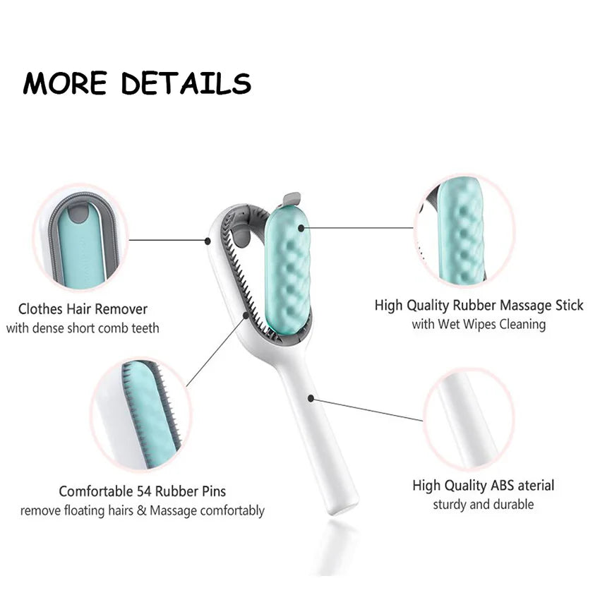 4 in 1 Pet Knots Remover Reusable Cat and Dog Hair Remover Universal Pet Hair Remover