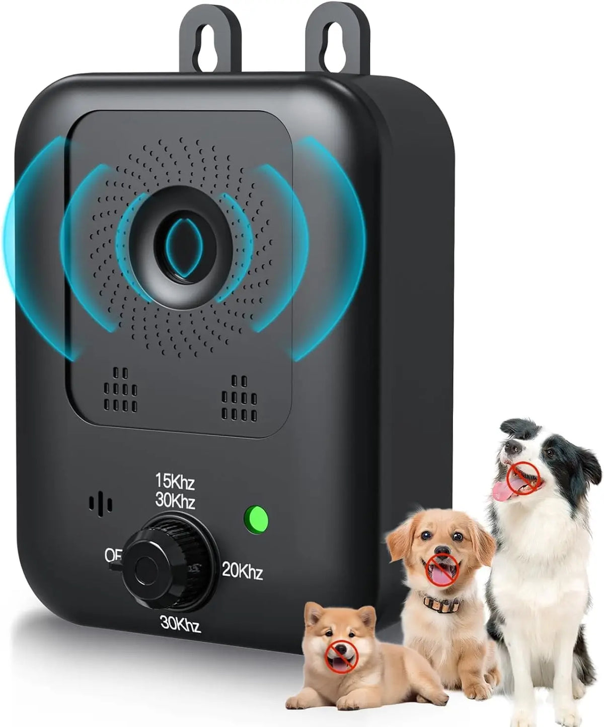 Automatic anti-barking device for dog barking control, rechargeable ultrasonic dog