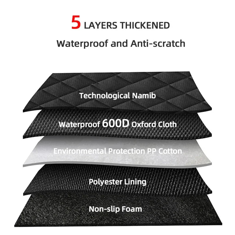 Waterproof, secure, convertible dog car seat cover for cleaner, calmer trips.