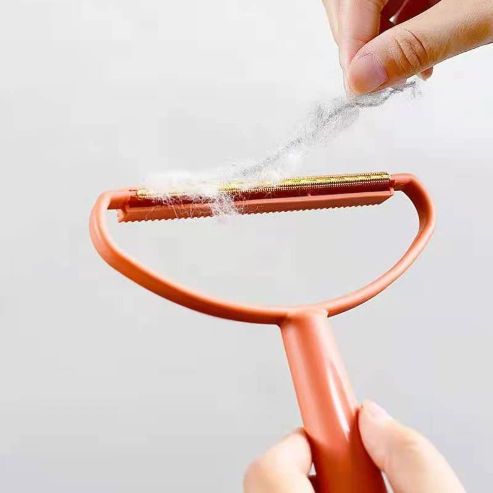 Pet Hair Remover Brush Portable Silicone Double Side Pet Hair Brush Sweater Cleaner Wool
