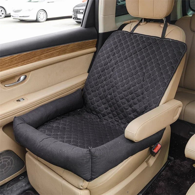 Dog Cat Pets Car Seat Cushion Outdoor Travel Hanging Bag Quilted Seat Pet Bed Car Nest
