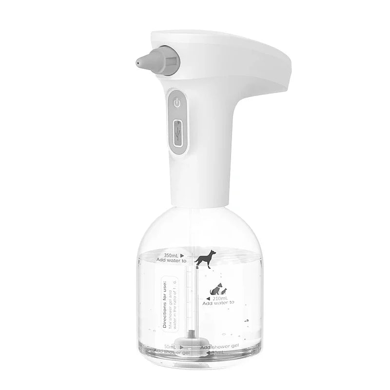 Automatic Soap Dispenser for Pet Liquid Soap and Shampoo Making Foam, Smart Bathroom Dog