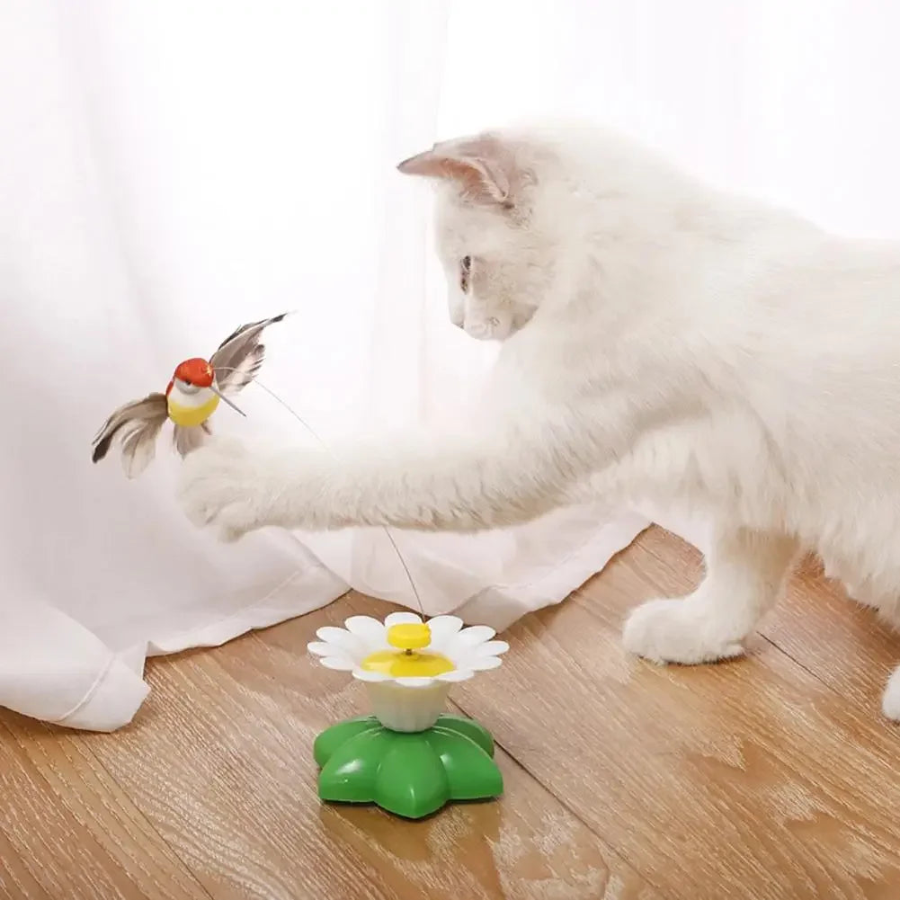 Electric Butterfly Cat Toy Shake Rotating Flying Automatic Humming Bird Intelligence