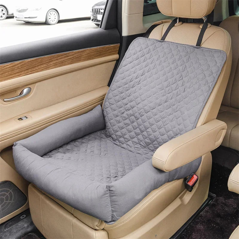 Dog Cat Pets Car Seat Cushion Outdoor Travel Hanging Bag Quilted Seat Pet Bed Car Nest