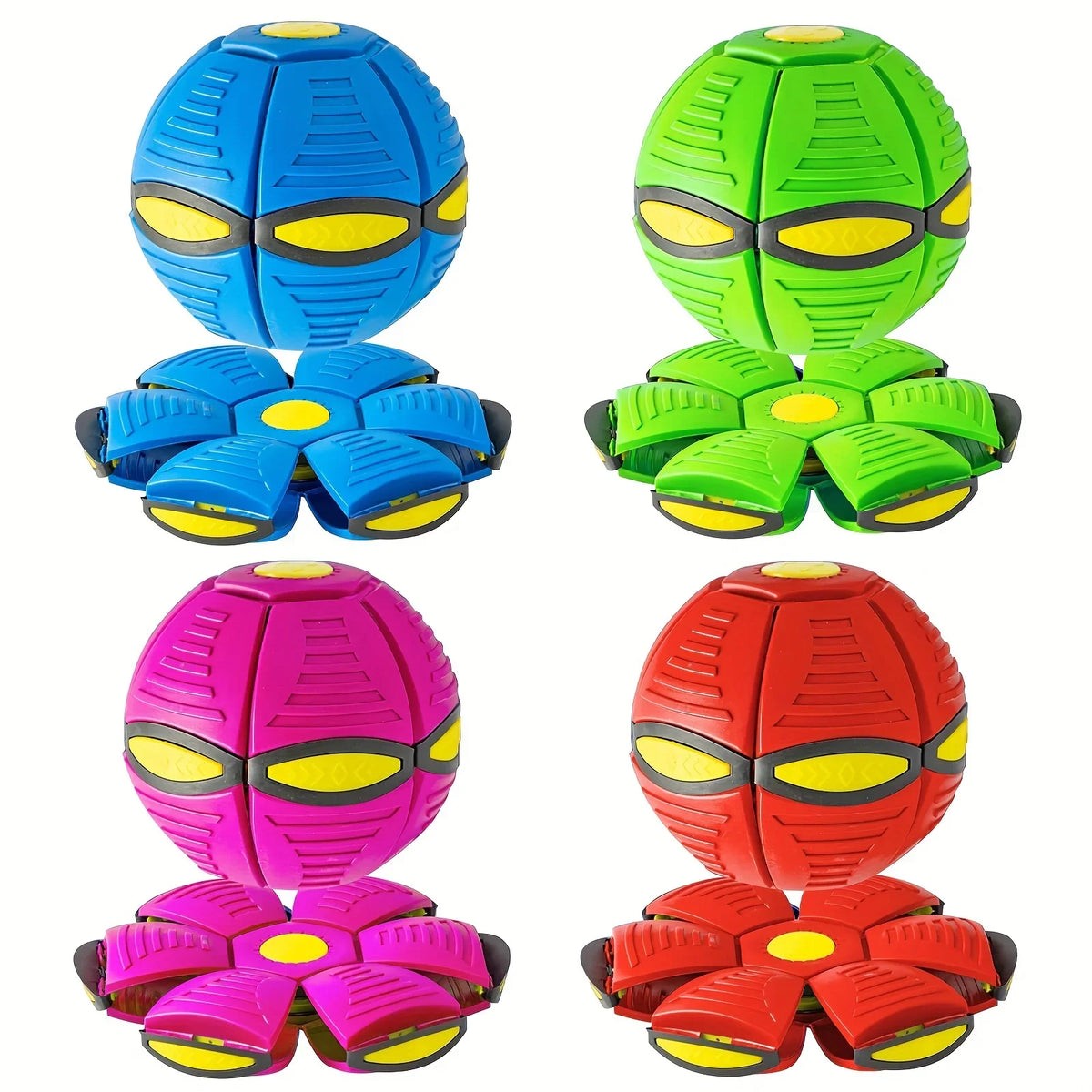 Flying Saucer Bouncing Ball Is A Durable, Elastic and Fun Dog Pet Toy Suitable for