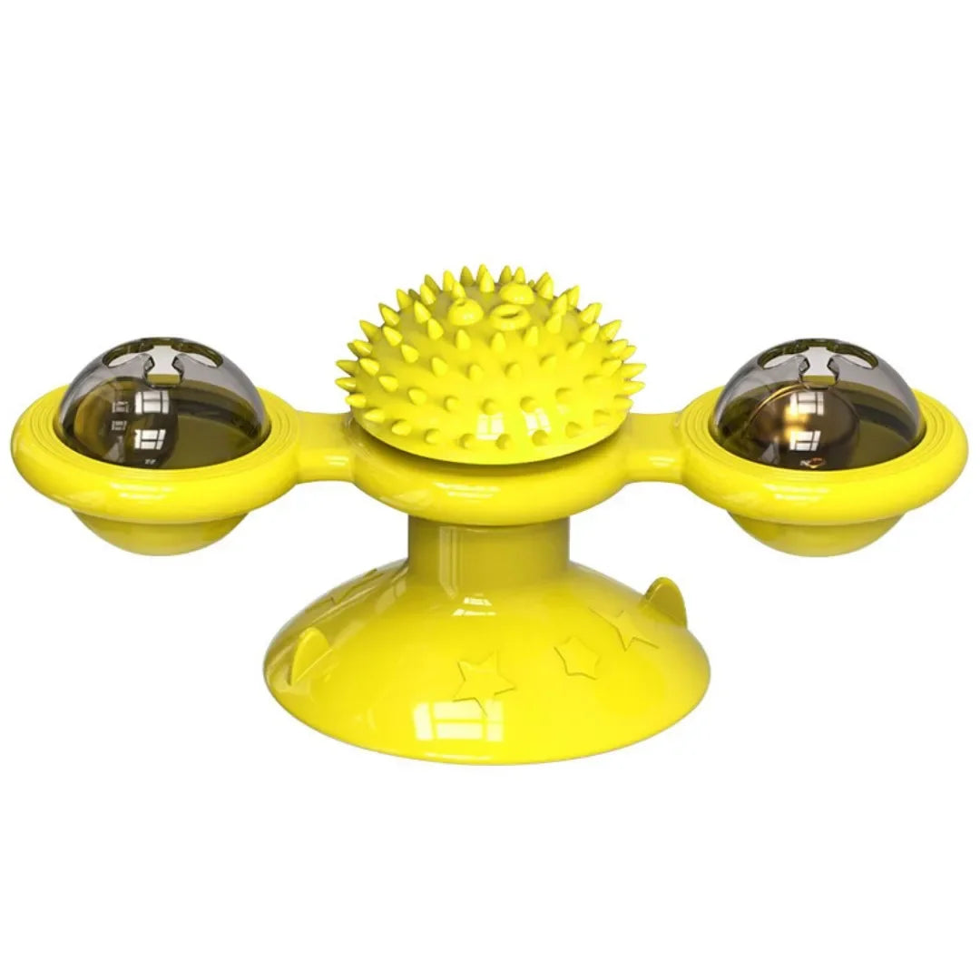 Windmill Cat Toy Interactive Pet Toys for Cats Puzzle Cat Game Toy With Whirligig