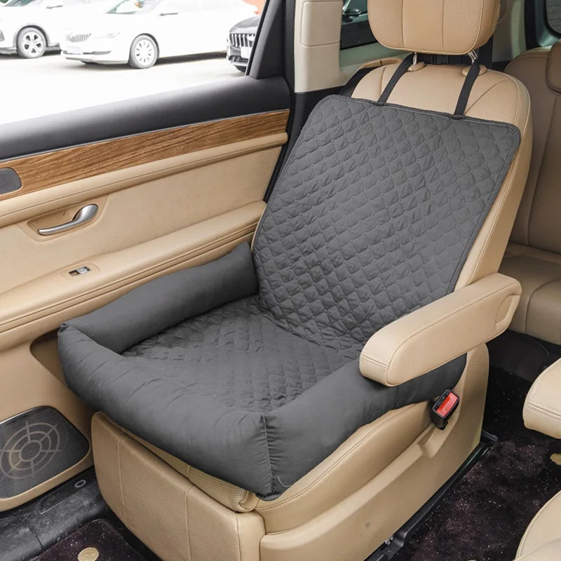 Dog Cat Pets Car Seat Cushion Outdoor Travel Hanging Bag Quilted Seat Pet Bed Car Nest