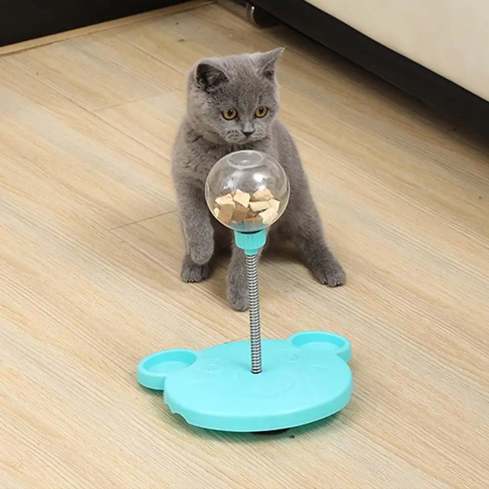 Pet Puzzle Food Leaking Ball Toy Cat Dog Interactive Treat Leaking Toy Cat Dog Feeder Fun