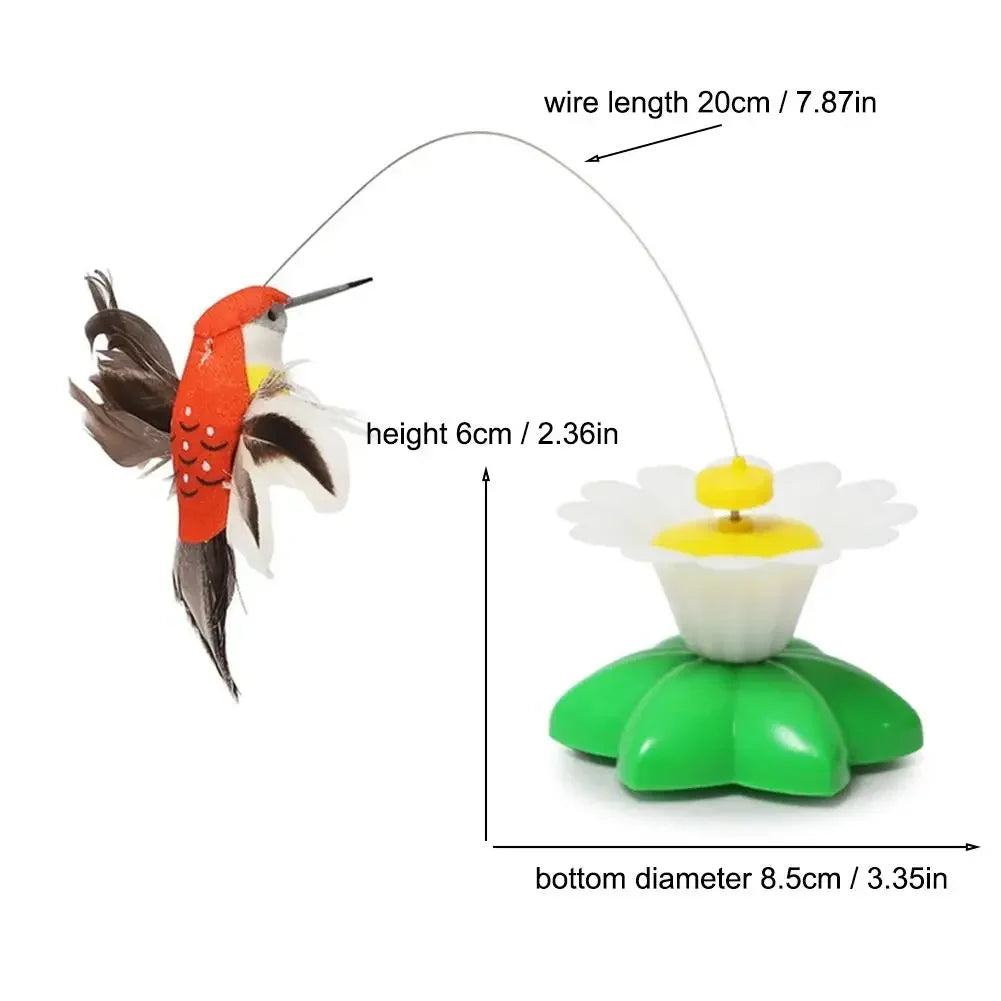 Electric Butterfly Cat Toy Shake Rotating Flying Automatic Humming Bird Intelligence