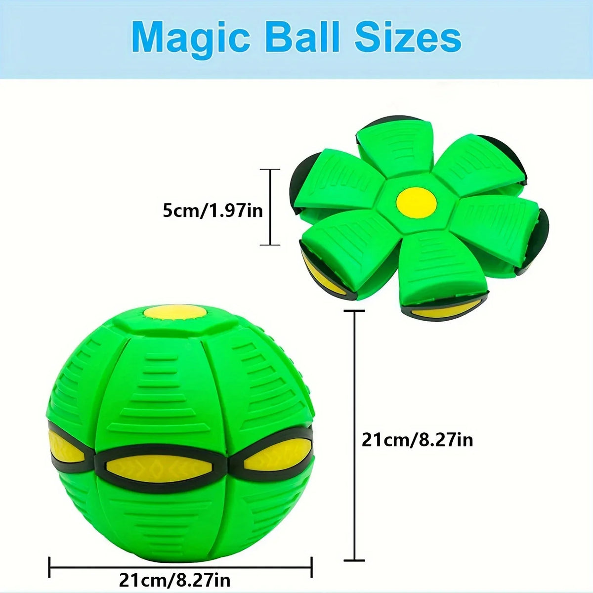Flying Saucer Bouncing Ball Is A Durable, Elastic and Fun Dog Pet Toy Suitable for