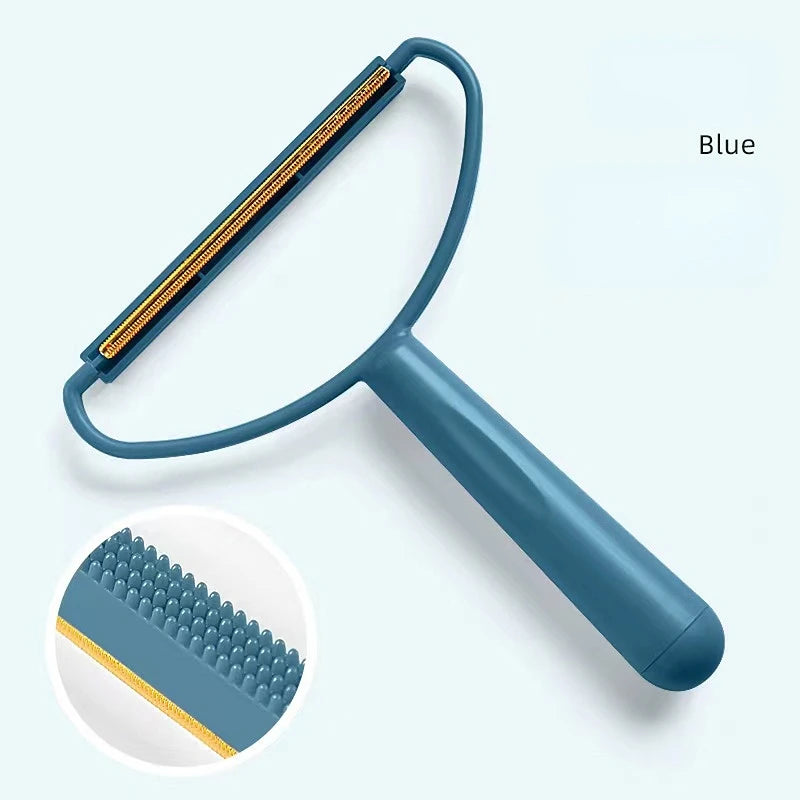Pet Hair Remover Brush Portable Silicone Double Side Pet Hair Brush Sweater Cleaner Wool
