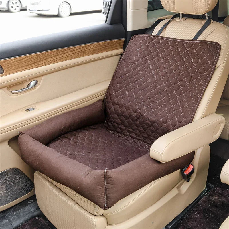 Dog Cat Pets Car Seat Cushion Outdoor Travel Hanging Bag Quilted Seat Pet Bed Car Nest