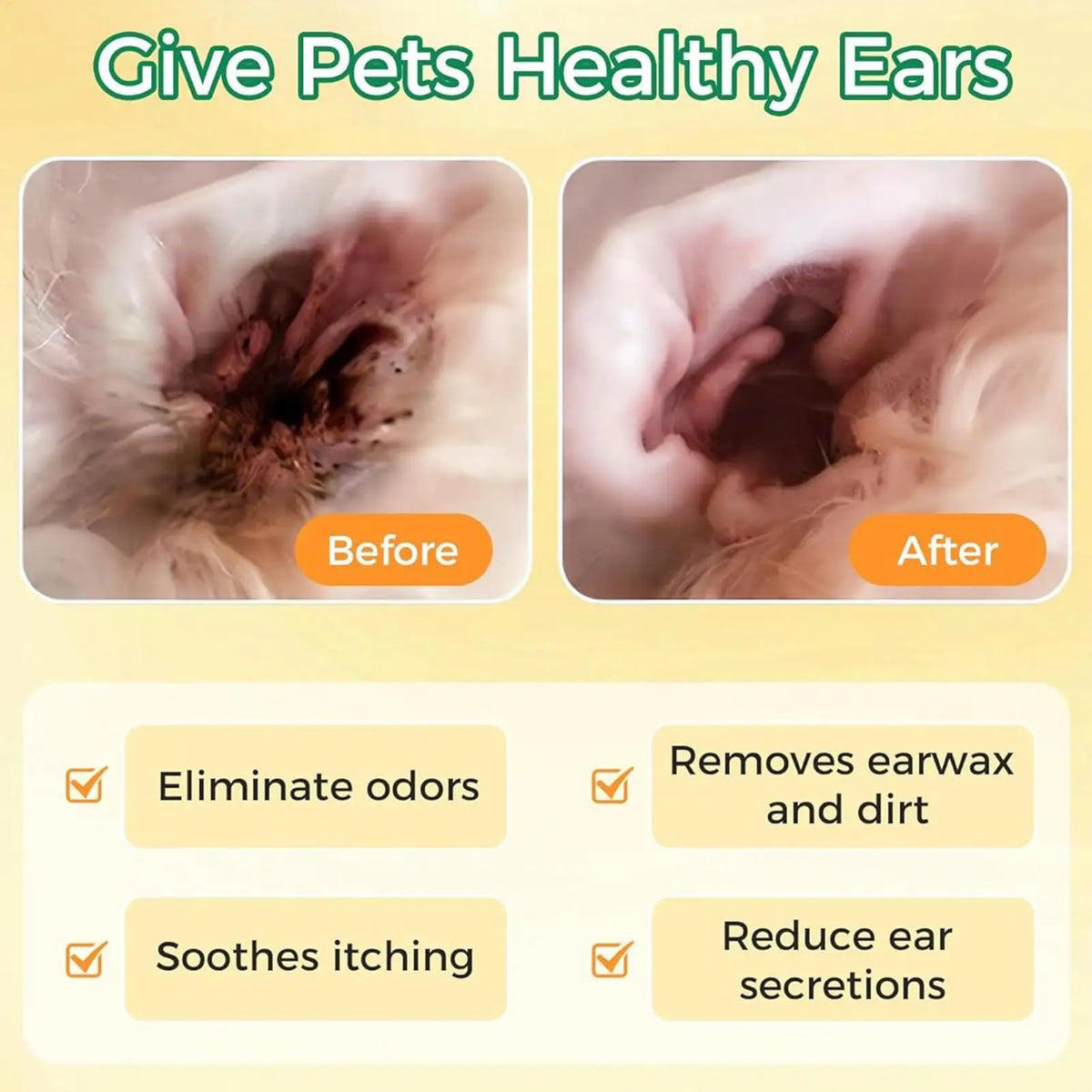 Pet Ear Finger Wipes for Dogs Cats Teeth Cleaning Finger Wipes Dog Toothbrush Natural