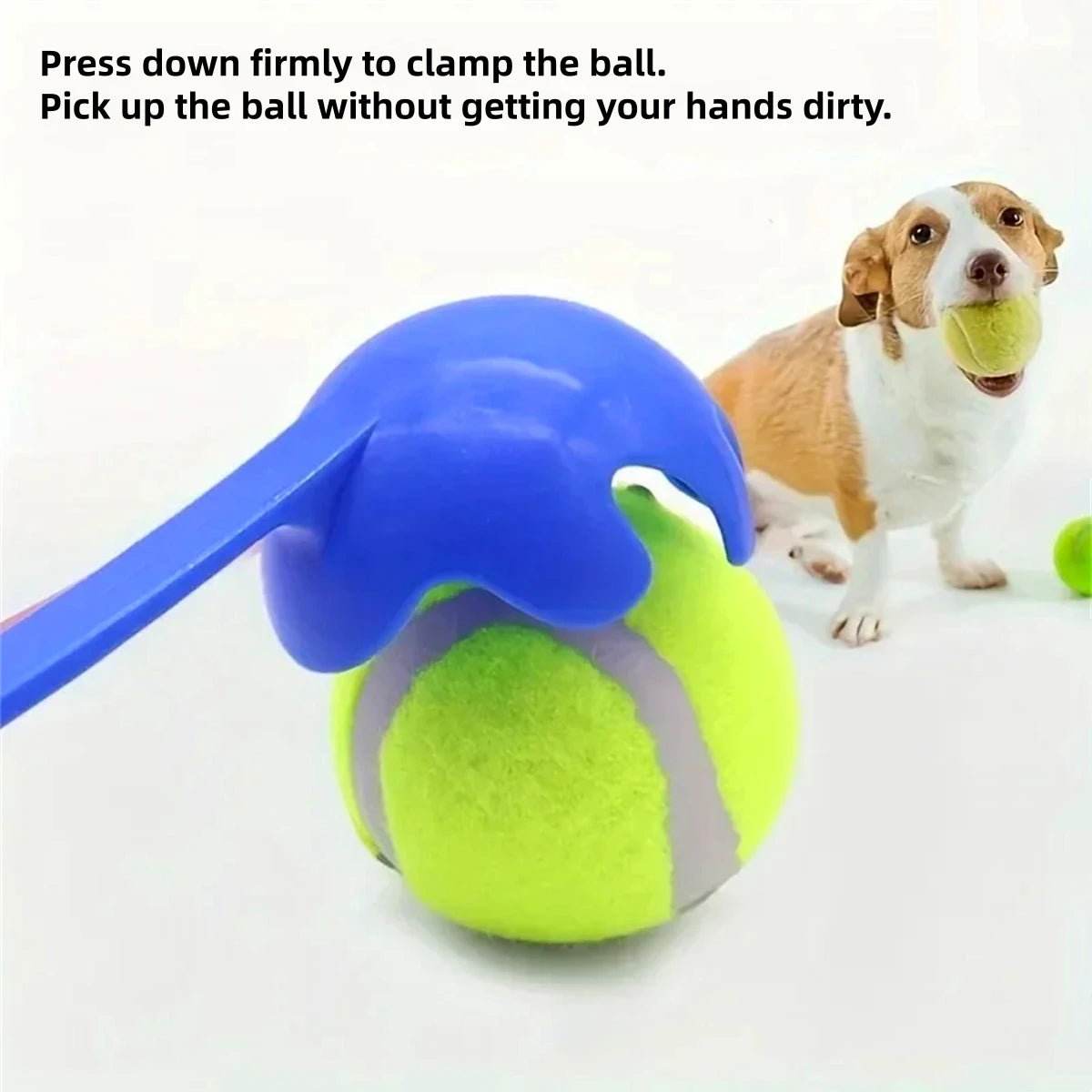 Pet Tennis Ball Launcher Set Outdoor Dog Interactive Training Toy Fetch Play Durable