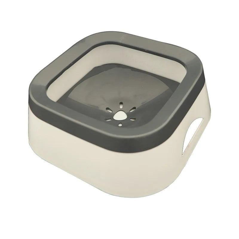 Anti-splash Water Bowl For Dogs 1L Large Capacity Drinker Drinking Bowls Dog Waterer For