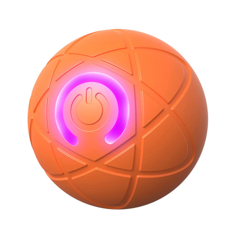 Smart Interactive Dog Ball: Auto Rolling & Moving Electric Toy with LED Lights, Relieve