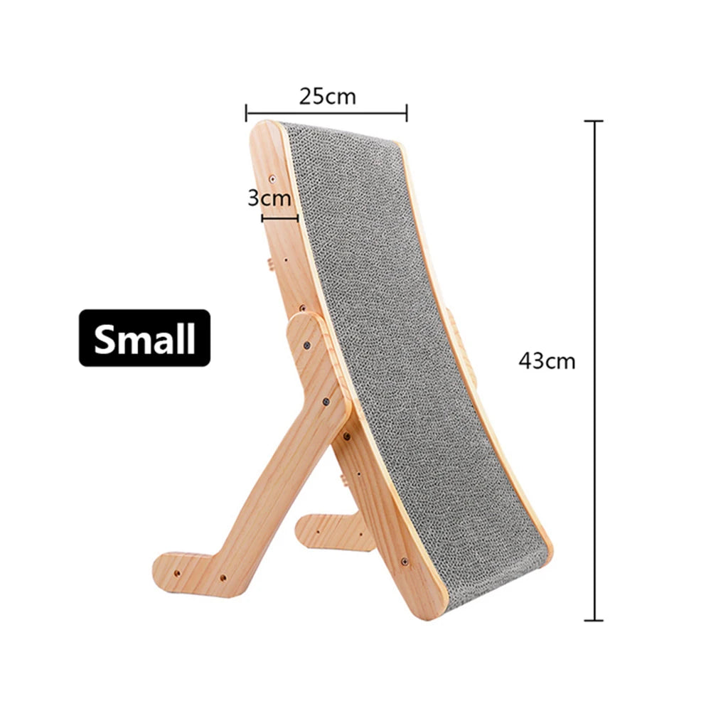 Wood Anti Cat Scratcher Cat Scratch Board Bed 3 In 1 Pad Vertical Pet Cat Toys Grinding