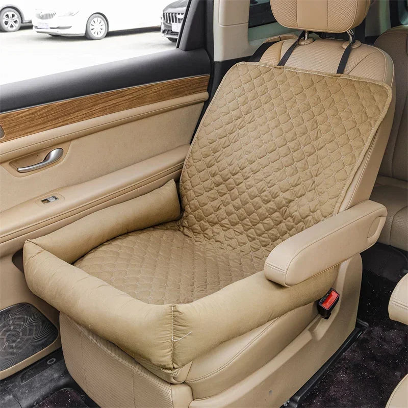 Dog Cat Pets Car Seat Cushion Outdoor Travel Hanging Bag Quilted Seat Pet Bed Car Nest