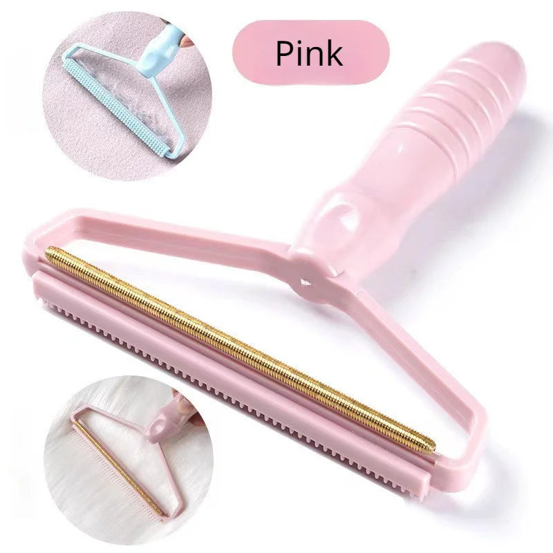 Pet Hair Remover Brush Portable Silicone Double Side Pet Hair Brush Sweater Cleaner Wool