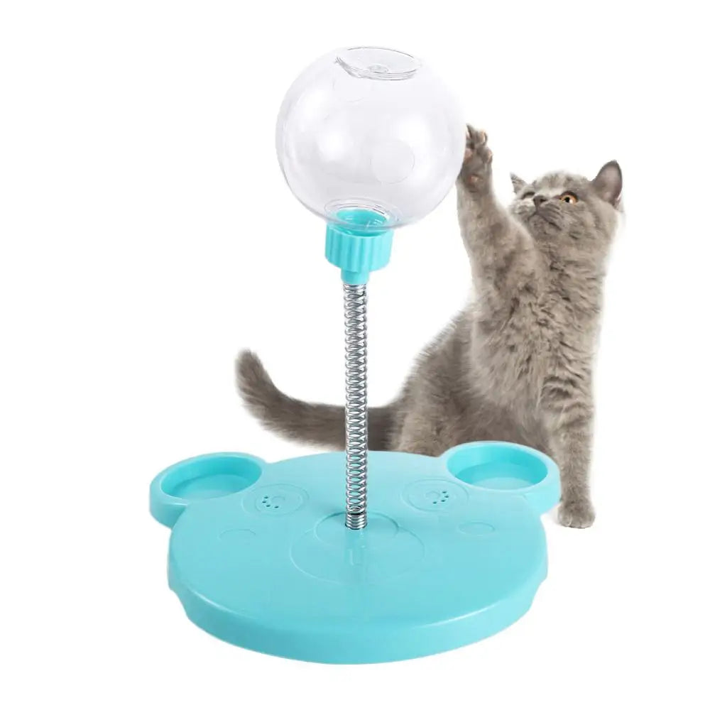 Pet Puzzle Food Leaking Ball Toy Cat Dog Interactive Treat Leaking Toy Cat Dog Feeder Fun