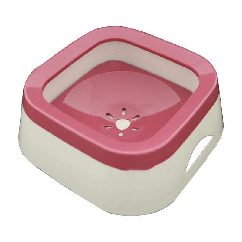 Anti-splash Water Bowl For Dogs 1L Large Capacity Drinker Drinking Bowls Dog Waterer For